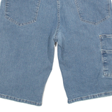 DICKIES Womens Cargo Shorts Blue L W34