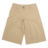BURBERRY Womens Workwear Shorts Beige UK 6 W30