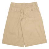 BURBERRY Womens Workwear Shorts Beige UK 6 W30
