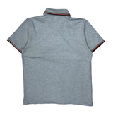 Tommy Hilfiger Striped Polo Shirt - Large Blue Cotton