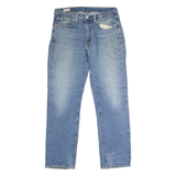 LEVI'S 514 Big E Jeans Mens Blue Slim Straight Stone Wash W32 L30
