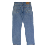 LEVI'S 514 Big E Jeans Mens Blue Slim Straight Stone Wash W32 L30