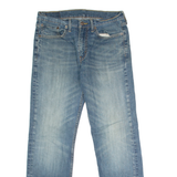 LEVI'S 514 Jeans Mens Blue Regular Straight Stone Wash W32 L30