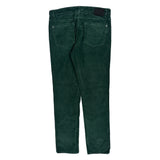 Unbranded Cord Trousers - 36W 31L Green Corduroy