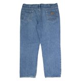 CARHARTT Workwear Mens Jeans Blue Relaxed Straight Stone Wash W42 L30