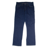 DICKIES Blanket Lined Workwear Womens Jeans Blue Regular Bootcut Raw W34 L32