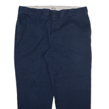 DICKIES 874 Workwear Mens Trousers Blue Regular Straight W42 L30