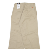 DICKIES Womens Trousers Beige Regular Straight W26 L30