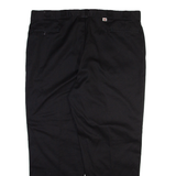 DICKIES Mens Trousers Black Regular Straight W48 L32