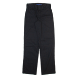DICKIES Mens Trousers Black Regular Straight W28 L32