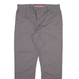 DICKIES Mens Trousers Grey Slim Tapered W38 L32
