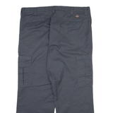 DICKIES Cargo Mens Trousers Grey Relaxed Straight W40 L30