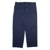 DICKIES Cargo Mens Trousers Blue Relaxed Straight W40 L32