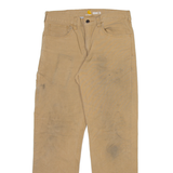 CARHARTT Mens Trousers Beige Relaxed Straight W32 L32