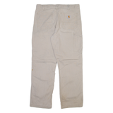 CARHARTT Mens Trousers Beige Relaxed Straight W34 L30