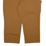 CARHARTT Carpenter Mens Trousers Beige Relaxed Straight W44 L25