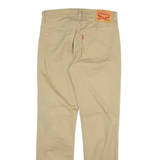 LEVI'S 511 Mens Trousers Beige Slim Straight W29 L30
