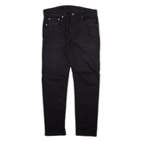 LEVI'S 512 Mens Trousers Black Regular Tapered W33 L30