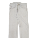 LEVI'S 513 Mens Trousers Grey Slim Straight W29 L32