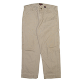 WOLVERINE Cargo Mens Corduroy Trousers Beige Relaxed Straight W36 L27