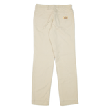 EL PASO Mens Trousers Beige Slim Straight W29 L31
