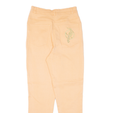ALBA MODA Womens Trousers Orange Regular Mom W24 L27
