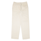 Womens Trousers Beige Regular Tapered W32 L32