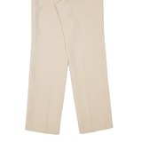 MAD PANTS Womens Trousers Beige Relaxed Straight 90s W28 L33