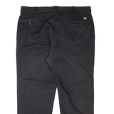 DICKIES Workwear Mens Trousers Black Regular Straight W40 L30