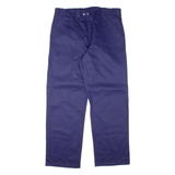 Workwear Mens Trousers Blue Loose Straight W38 L34