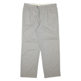 FIRMA Pleated Mens Trousers Grey Relaxed Straight W36 L28