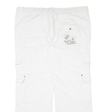 CAMP DAVID Cargo Mens Trousers White Regular Straight W40 L28