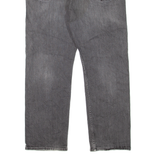 LEVI'S 505 Jeans Mens Grey Regular Straight Stone Wash W37 L30