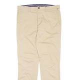 TOMMY HILFIGER Denton Chino Mens Trousers Beige Regular Tapered W35 L32