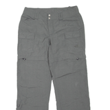 THE NORTH FACE Outdoor Womens Trousers Grey Regular Straight Nylon W29 L31