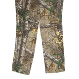 REALTREE Camouflage Womens Twill Trousers Brown Regular Tapered W36 L31