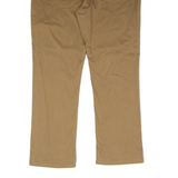 NAUTICA Stretch Chino Mens Twill Trousers Brown Regular Straight W36 L30