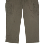 DICKIES Flex Workwear Cargo Mens Twill Trousers Green Regular Straight W40 L30