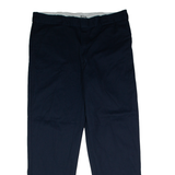 DICKIES 874 Workwear Mens Twill Trousers Blue Regular Straight W38 L30