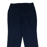 DICKIES Workwear Womens Twill Trousers Blue Regular Straight W32 L30