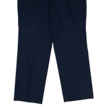 DICKIES Workwear Womens Twill Trousers Blue Regular Straight W32 L30