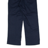 DICKIES Workwear Mens Twill Trousers Blue Regular Straight W32 L30