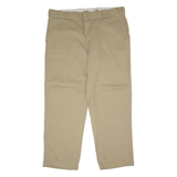 DICKIES 874 Flex Workwear Mens Twill Trousers Beige Regular Straight W40 L30