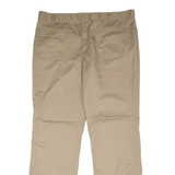 DICKIES Workwear Womens Twill Trousers Beige Regular Bootcut W38 L32