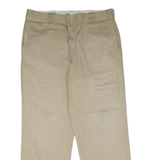 DICKIES 874 Workwear Mens Twill Trousers Beige Regular Straight W34 L30