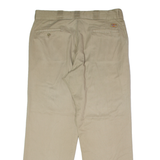 DICKIES 874 Workwear Mens Twill Trousers Beige Regular Straight W34 L30