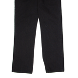 DICKIES Workwear Mens Canvas Trousers Black Regular Straight W38 L32