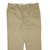 DICKIES 874 Workwear Mens Trousers Beige Regular Straight W40 L28