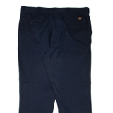 DICKIES 874 Workwear Mens Trousers Blue Regular Straight W42 L30