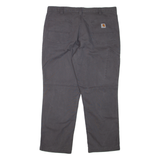 CARHARTT Workwear Mens Trousers Grey Relaxed Straight W40 L30